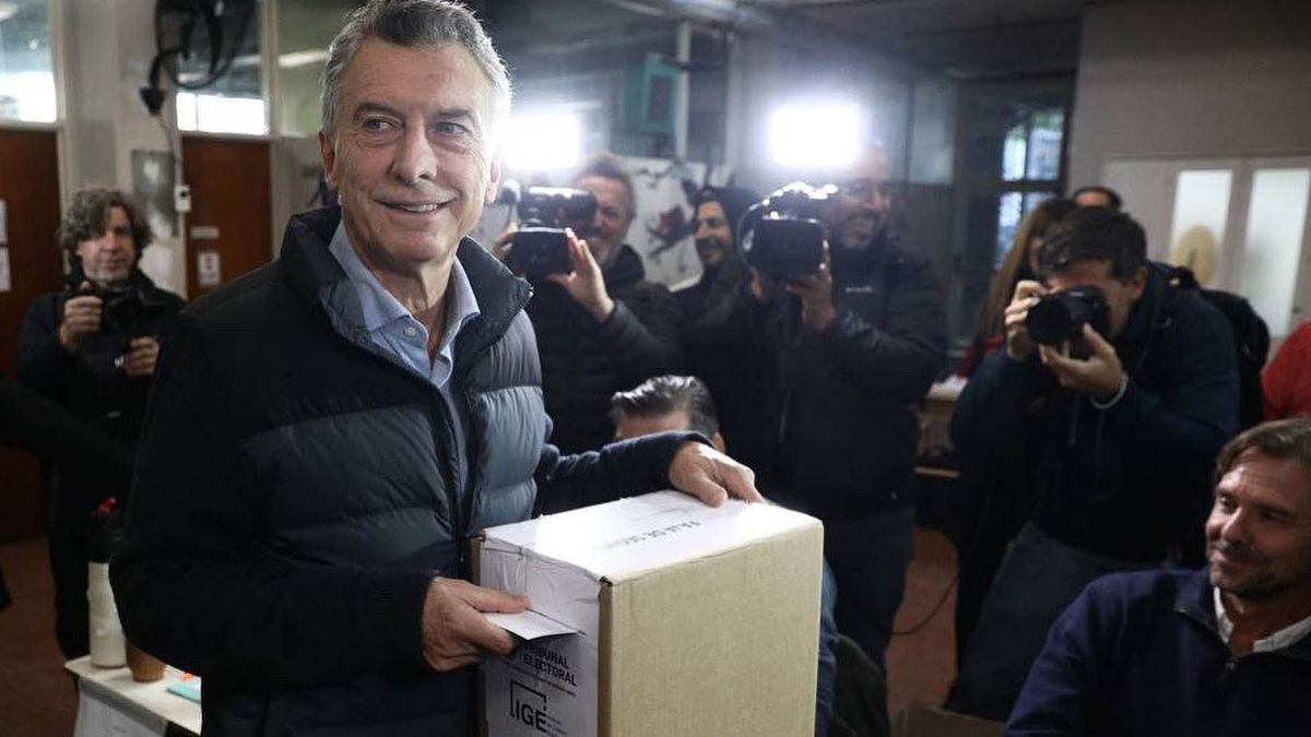 El líder del PRO votó en la elección para renovar legisladores en la Ciudad de Buenos Aires. Foto: Agencia Noticias Argentinas.