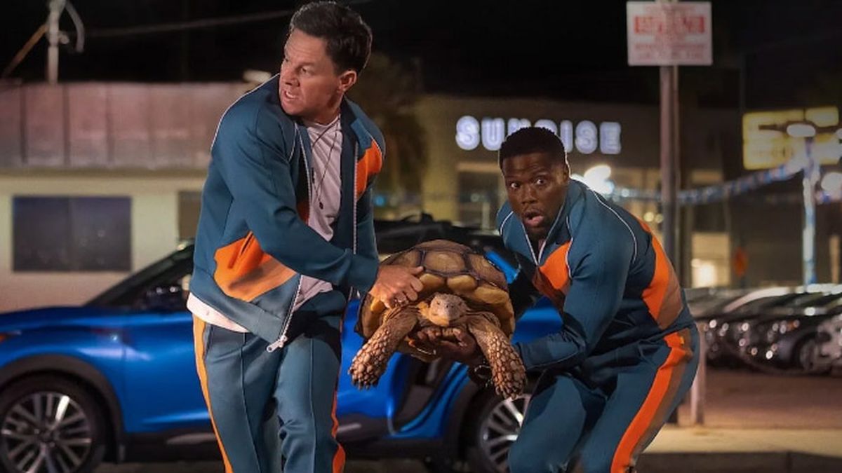 Kevin Hart y Mark Wahlberg protagonizan un tanque que Netflix estrena esta semana.