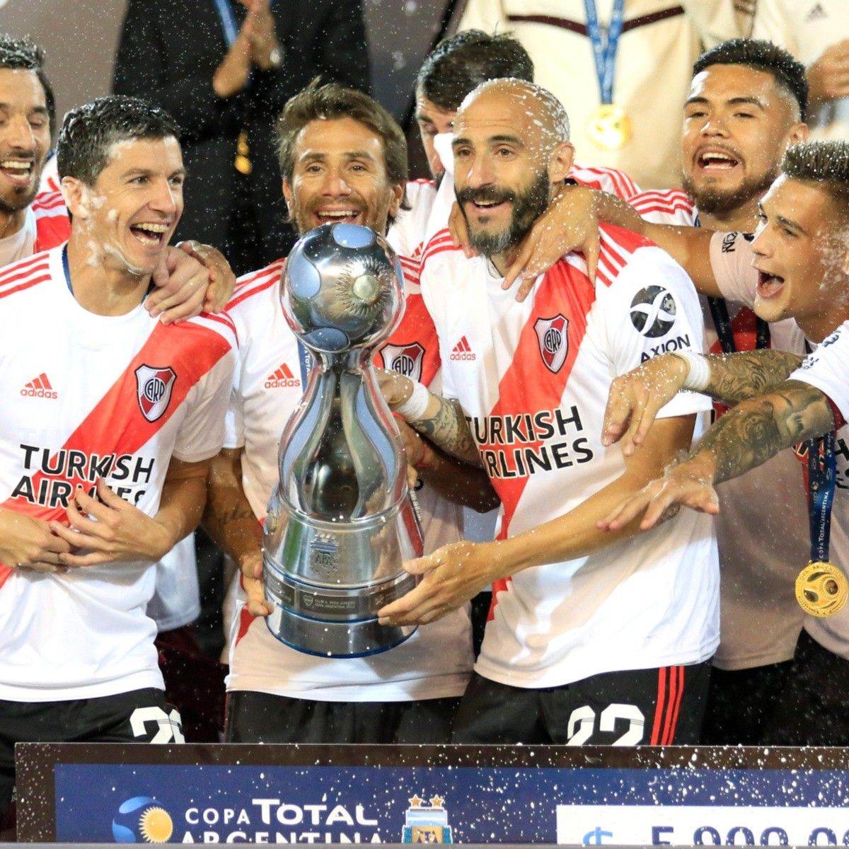 En los últimos diez años River ganó 7 títulos en el fútbol local.