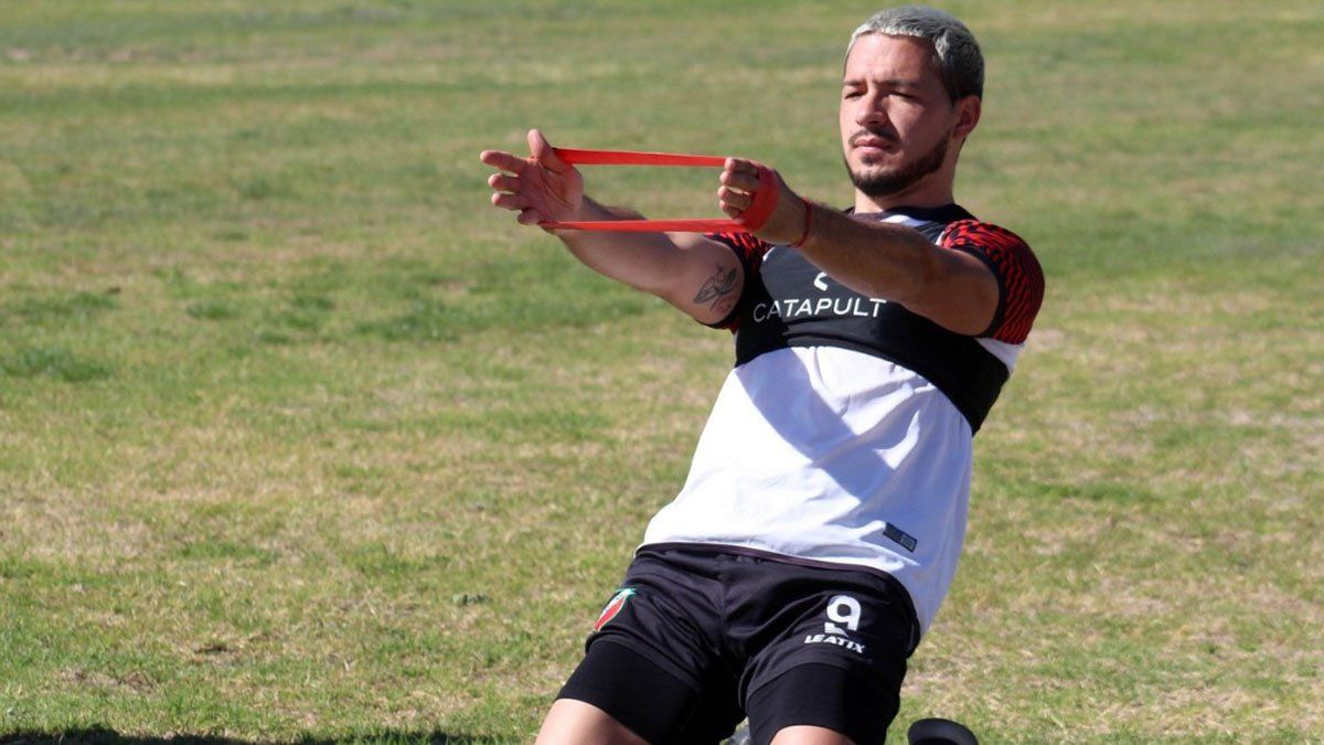 El goleador Matías Persia. Foto: gentileza Prensa Deportivo Maipú.