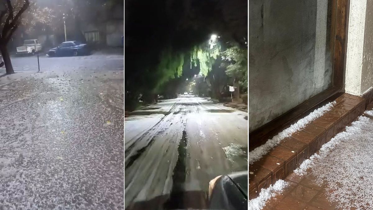 Lluvia y granizo en Mendoza: estas son las zonas afectadas