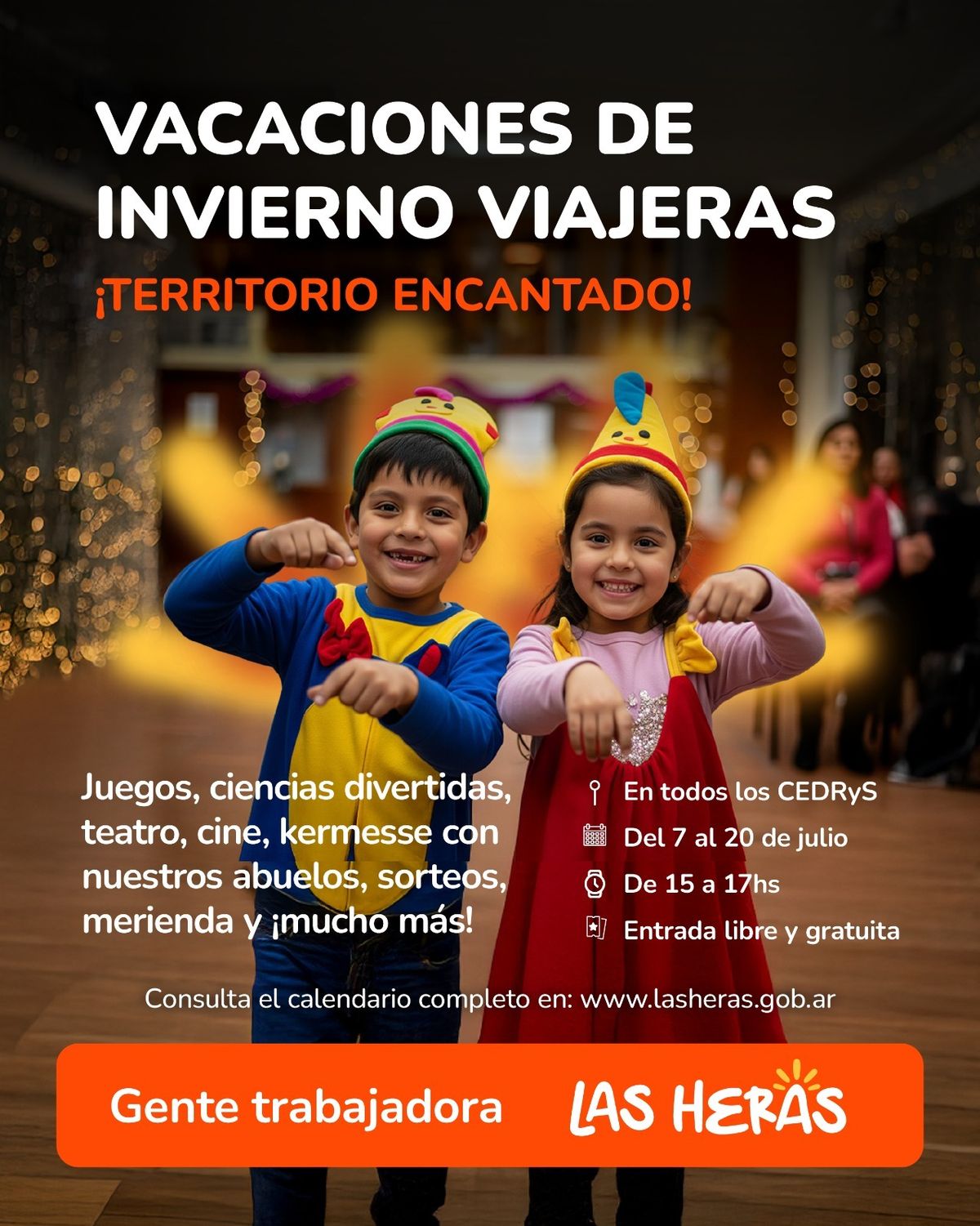 En los Cedrys de Las Heras habrá actividades gratuitas, chocolate caliente y al final la frutilla del postre: sorteos de bicis y pelotas En los Cedrys de Las Heras habrá actividades gratuitas, chocolate caliente y al final la frutilla del postre: sorteos de bicis y pelotas