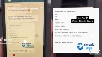 Quisieron engañar a un vendedor con un insólito comprobante