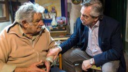 Alberto Fernández recibió el respaldo del ex presidente uruguayo Pepe Mujica