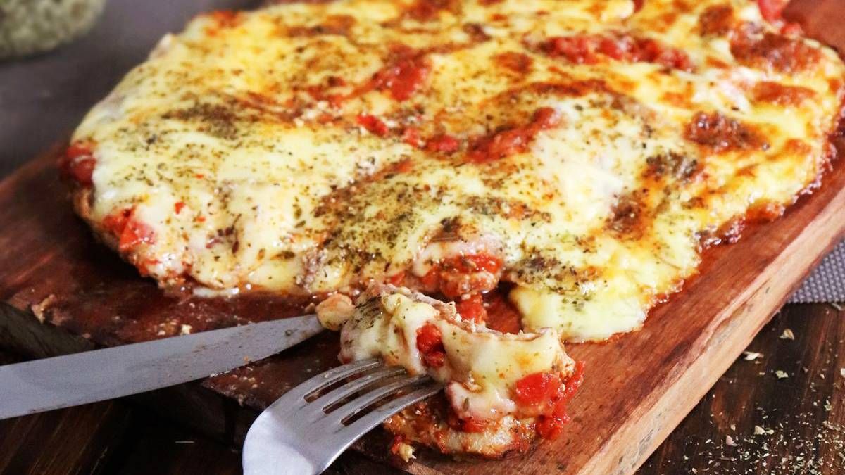 Recetas: matambre de cerdo a la pizza con 4 ingredientes.