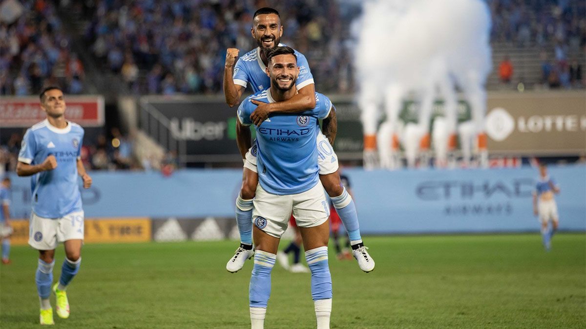 El mendocino Valentín Castellanos marcó un doblete en la MLS