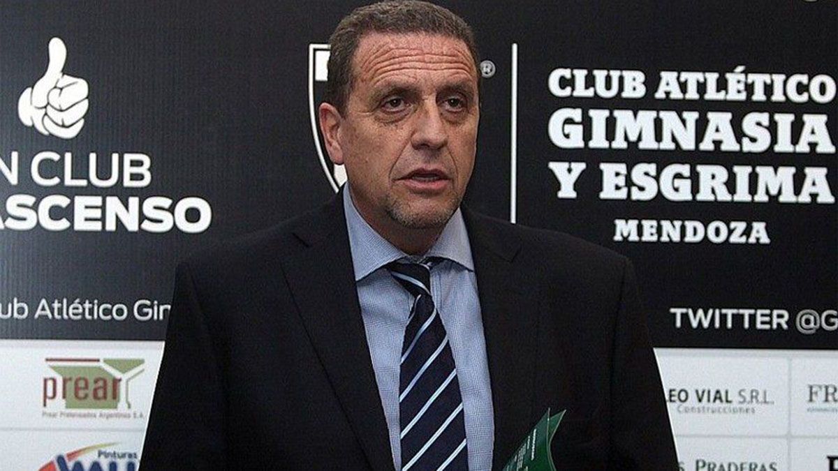 Luis Vila, el vicepresidente de Gimnasia y Esgrima.