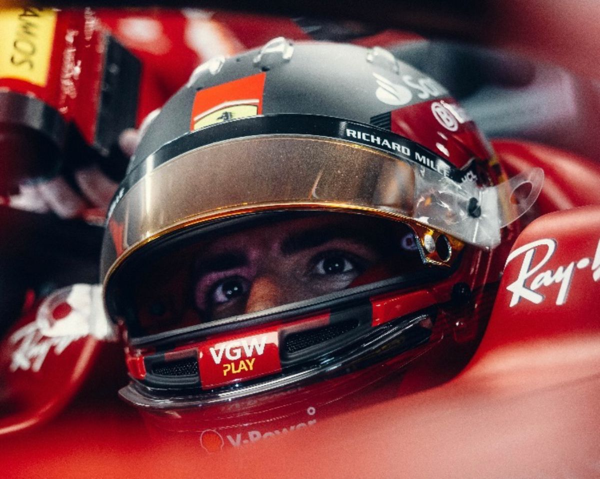 Sainz condujo el jueves en condiciones muy difíciles