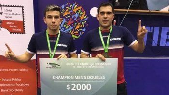 Gastón Alto fue campeón de dobles en Polonia