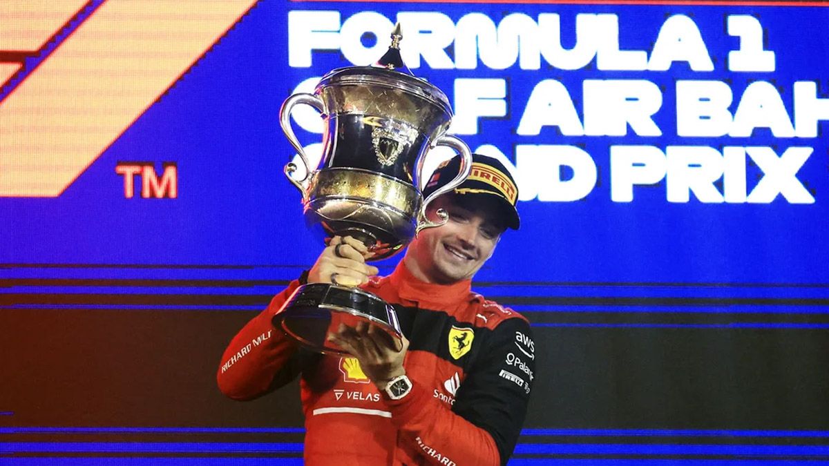 Clarles Leclerc y su Ferrari tuvieron tuvo un domingo soñado en la primera carrera de la temporada.