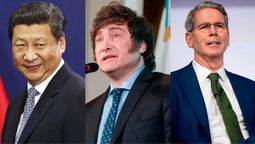 Xi Jinping, Javier Milei y Scott Bessent. China y Estados Unidos produndizan su enfrentamiento en Argentina.