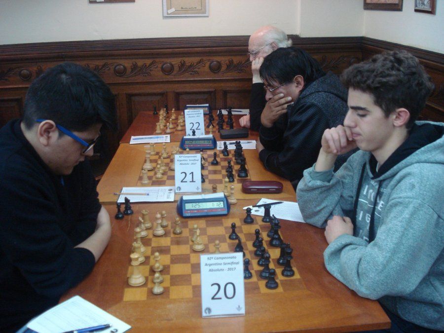 Andrés Casado participó en el Campeonato Argentino de ajedrez