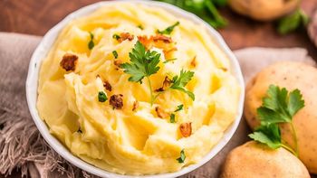 La receta del puré de papas para que te quede como una nubecita La receta del puré de papas para que te quede como una nubecita