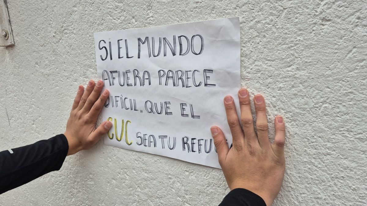 Docentes y estudiantes del CUC tomaron la iniciativa para frenar los mensajes violentos en los colegios