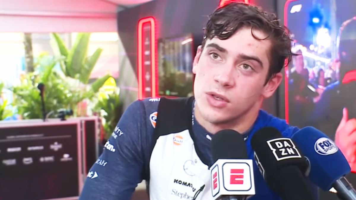 Franco Colapinto hizo un análisis crítico respecto a la parada en boxes de su auto por parte del equipo Williams en el GP de Singapur.