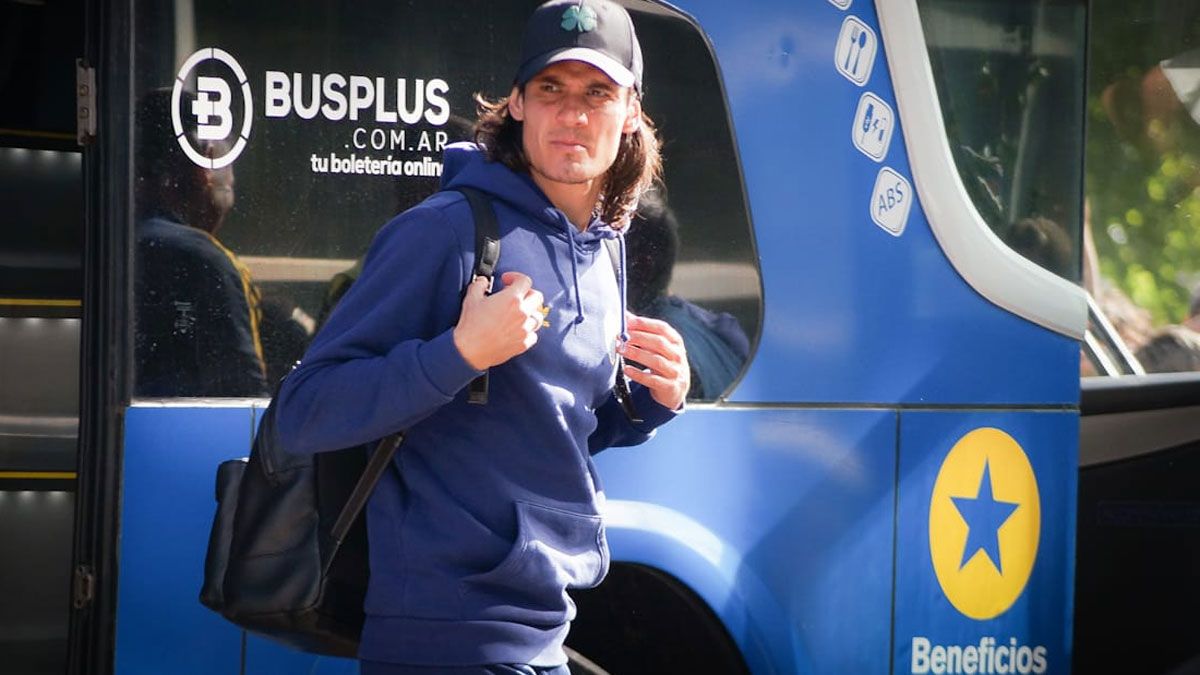 Edinson Cavani está en Mendoza e iría de titular este domingo en Boca, en el choque de Copa Argentina ante Talleres. Foto: Diario UNO.