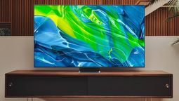Samsung Smart TV de 55 pulgadas con Alexa incorporado.&nbsp;