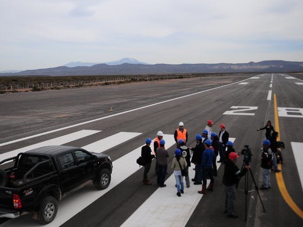El gigante minero Vale puso quinta: empieza a operar su aeropuerto propio en Malargüe