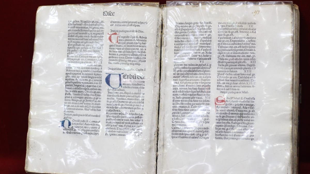 Una joya en García Santos Libros: un incunable. Una joya en García Santos Libros: un incunable.