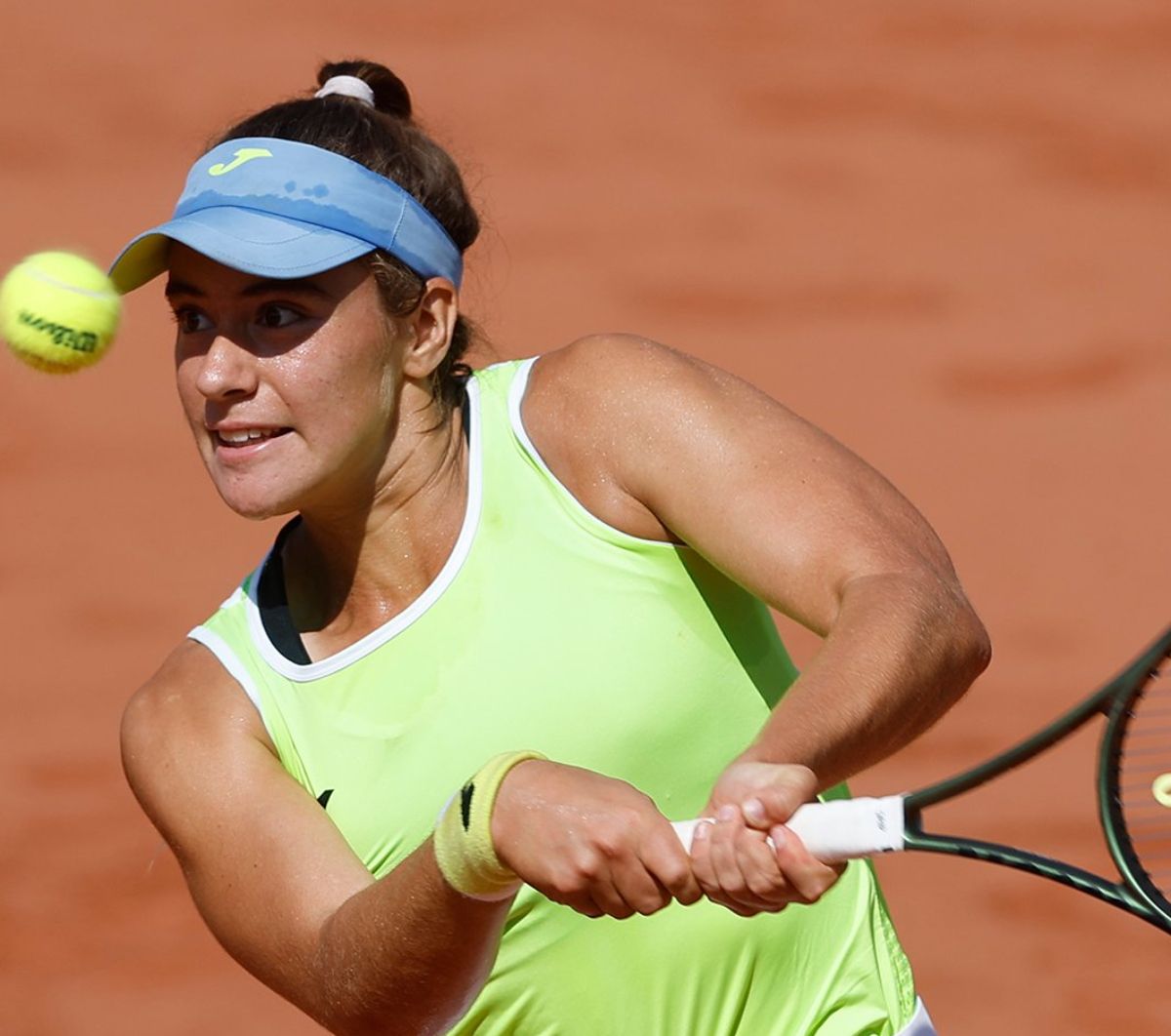 Solana Sierra tuvo una gran semana en Roland Garros