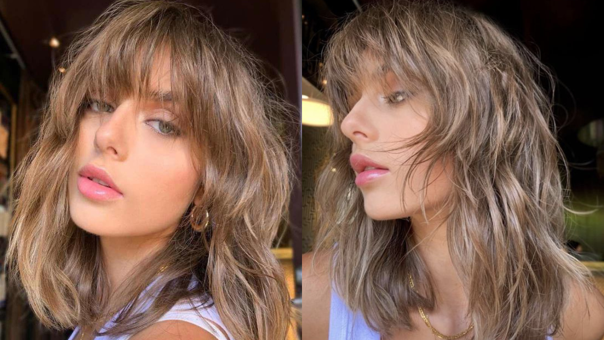 Este corte de flequillo es rejuvenecedor y por es lo eligen las famosas.