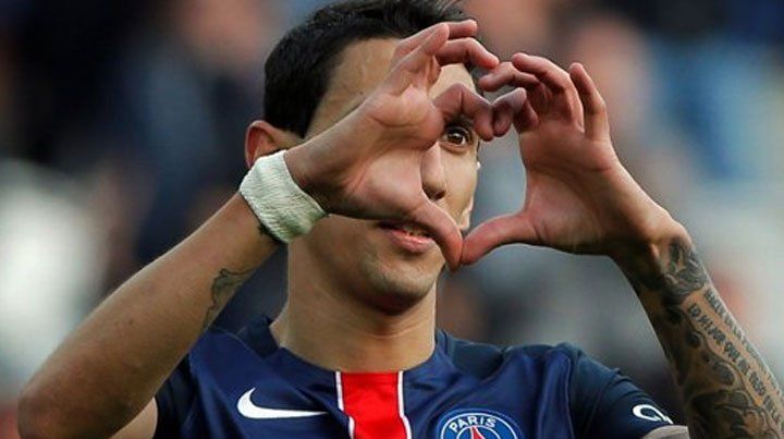 El PSG, con un gol de Di María, le metió media docena al Caen