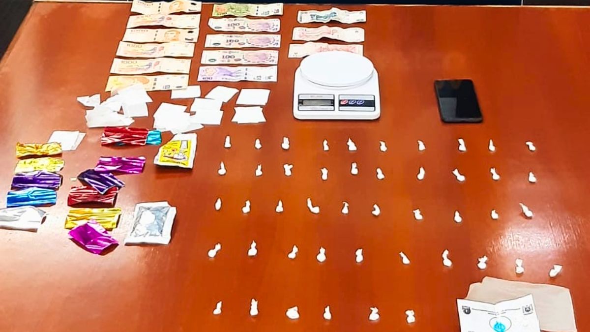 Los elementos que se secuestraron en la causa por narcotráfico.