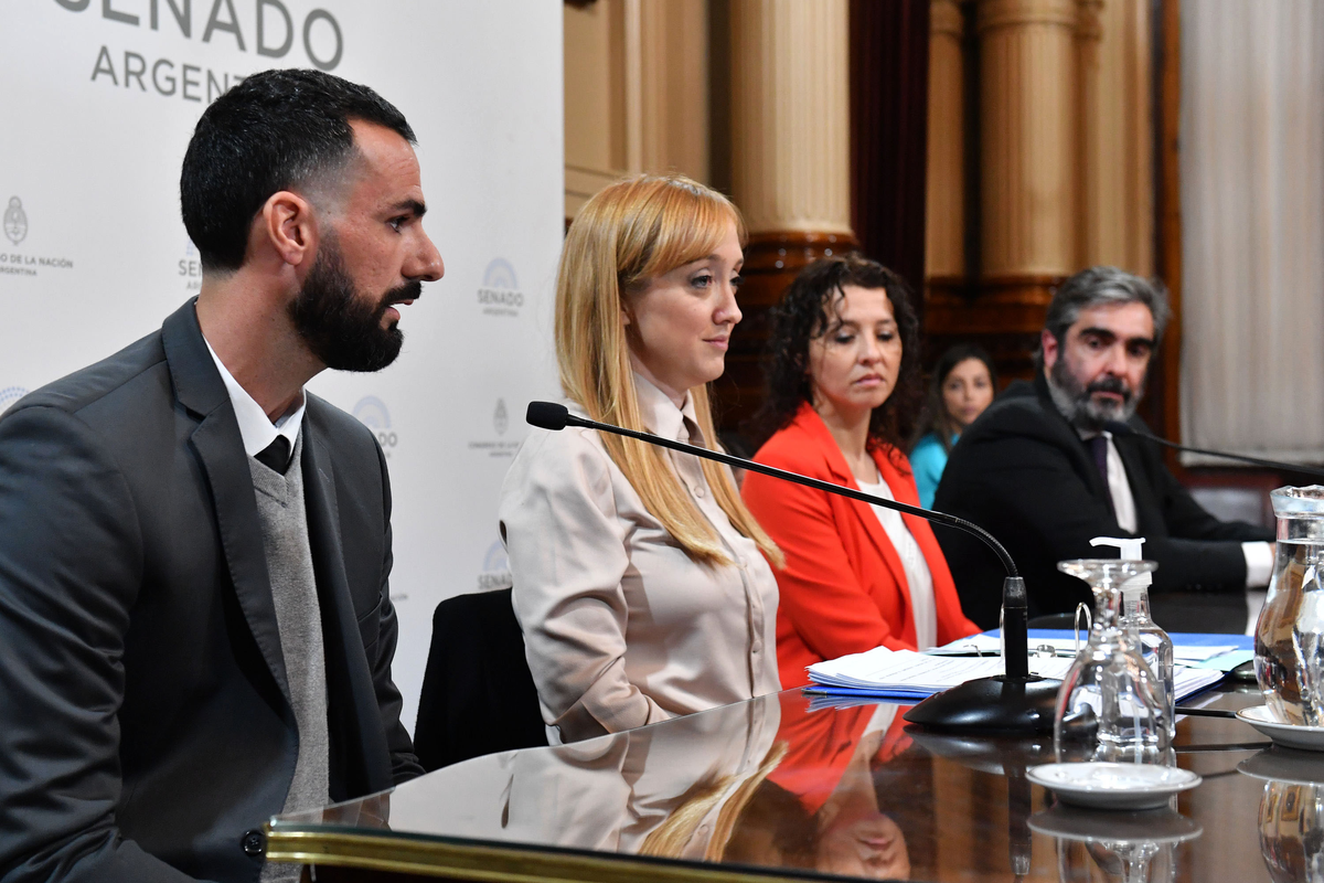 Anabel Fernández Sagasti presidió la audiencia pública para cargos en la Justicia Federal de Mendoza.
