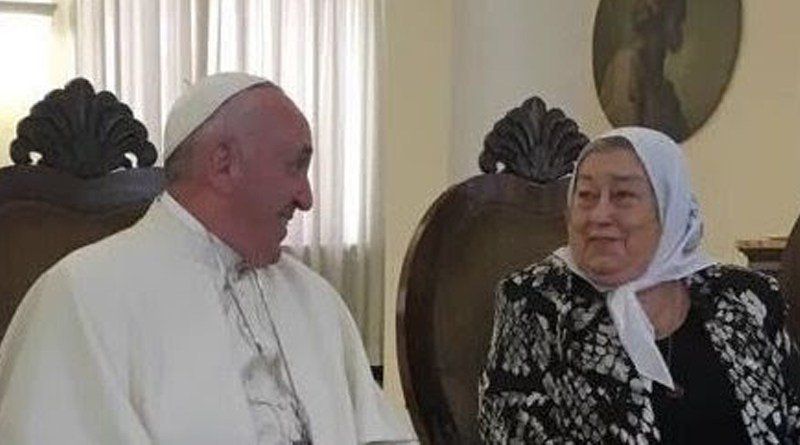 Hebe al Papa: Te escribo porque desde que nos vimos las cosas están mucho peor