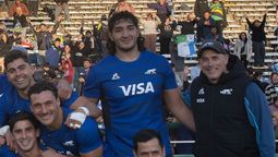 Asevedo en Los Pumas junto a Felipe Contepomi, un ex Toulon.