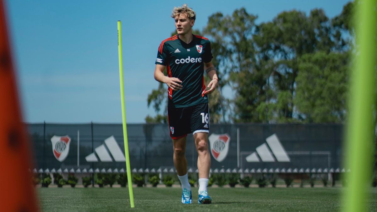 Facundo Colidio también fue de la partida en el ensayo de este viernes en River Plate. Facundo Colidio también fue de la partida en el ensayo de este viernes en River Plate.