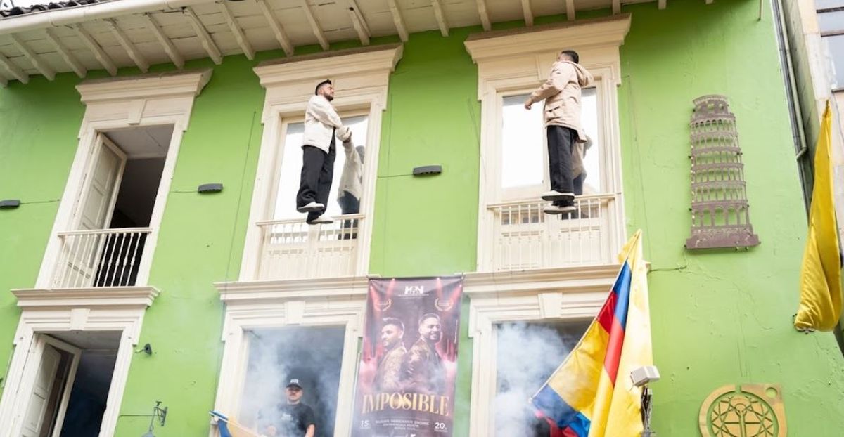 Harry Magic y Handlich rompieron dos récords Guinness. Levitaron a 9 metros de altura durante 5 horas y 11 minutos. Foto: gentileza&nbsp;