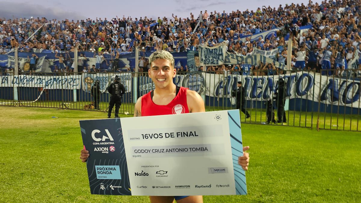 Hernán López Muñoz celebró la clasificación de Godoy Cruz a 16avos. de final de la Copa Argentina (UNO/Nicolás Ríos) Hernán López Muñoz celebró la clasificación de Godoy Cruz a 16avos. de final de la Copa Argentina (UNO/Nicolás Ríos)
