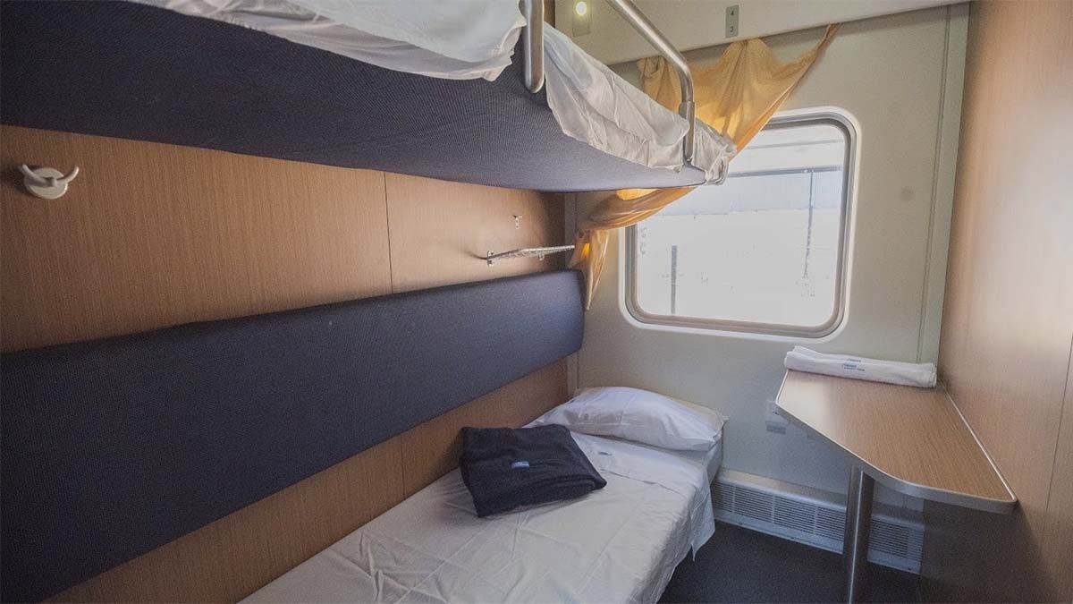 Viajar en camarotes o dormitorios costará $17.460.