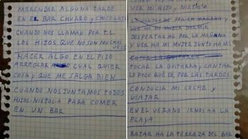 La lista del abuelo que se volvió viral en las redes sociales por las respuestas