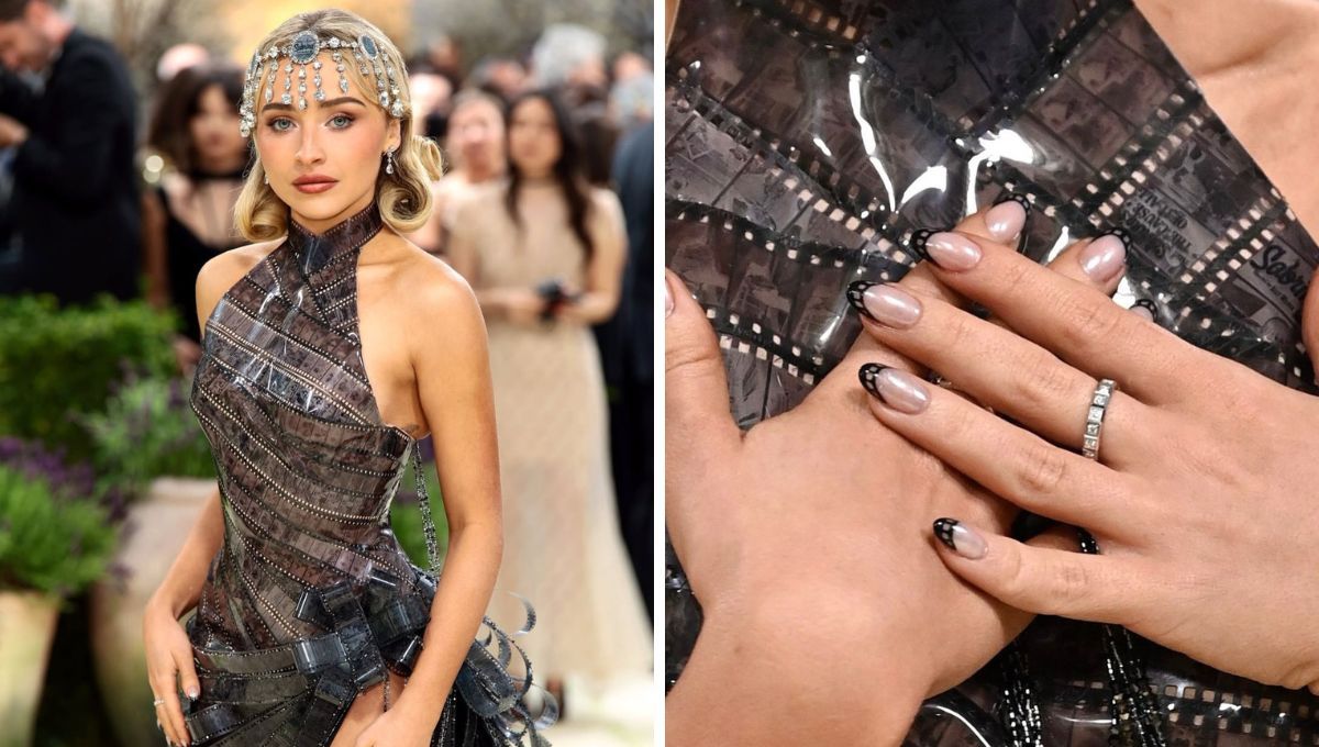 Sabrina Carpenter lució un vestido de Dior inspirado en la película "Sabrina". Sabrina Carpenter lució un vestido de Dior inspirado en la película "Sabrina". 