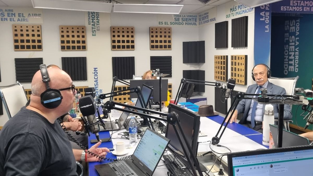 El juez Valerio durante la entrevista en el programa El juez Valerio durante la entrevista en el programa