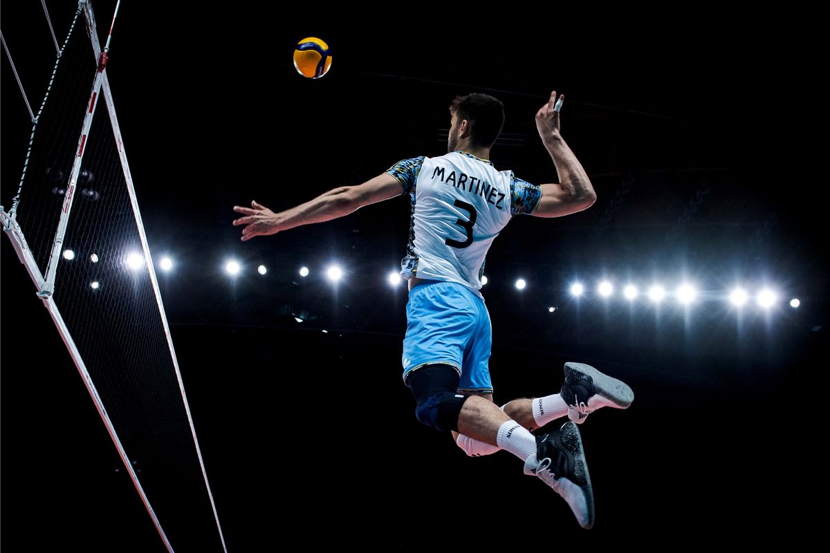 Jan Martínez fue uno de los goleadores del primer triunfo argentino en la Liga de las Naciones.