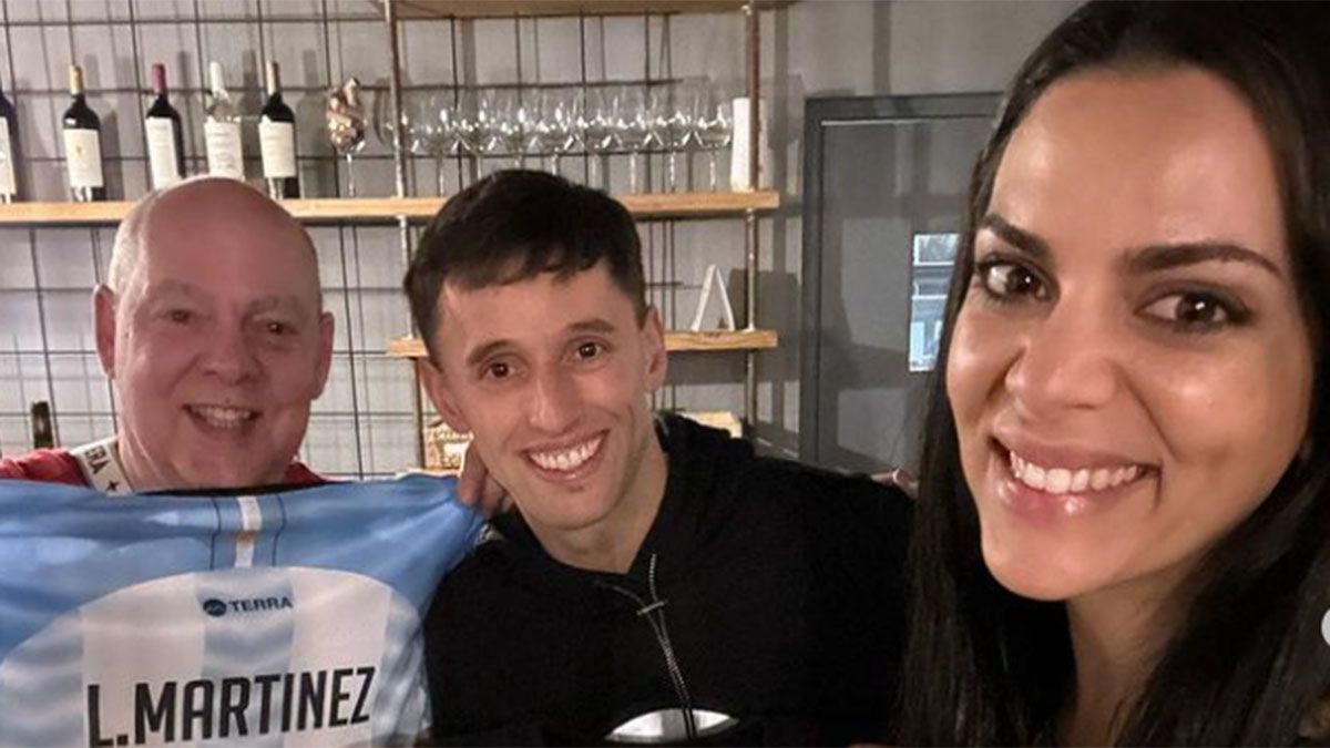 La influencer Belu Lucius está con su papá, Miguel Ángel y Lucas Martínez.