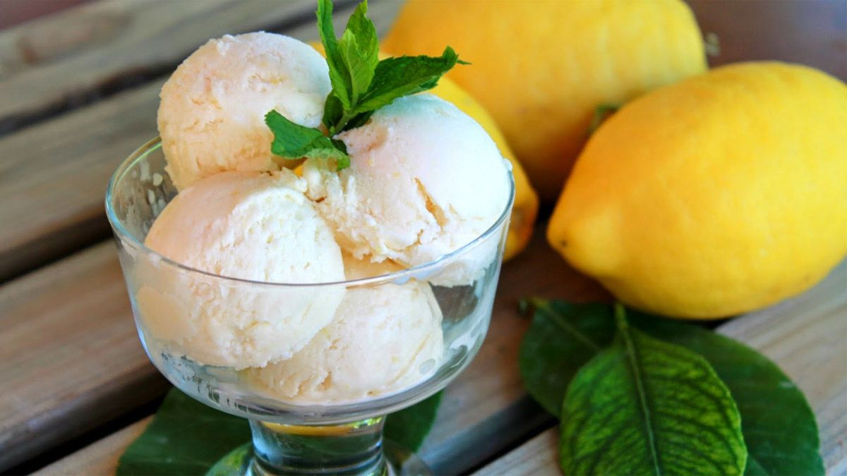 receta cómo hacer helado de limón en tu casa