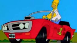 Familia amarilla. Los Simpson y el detalle de todos los autos de la mítica serie.
