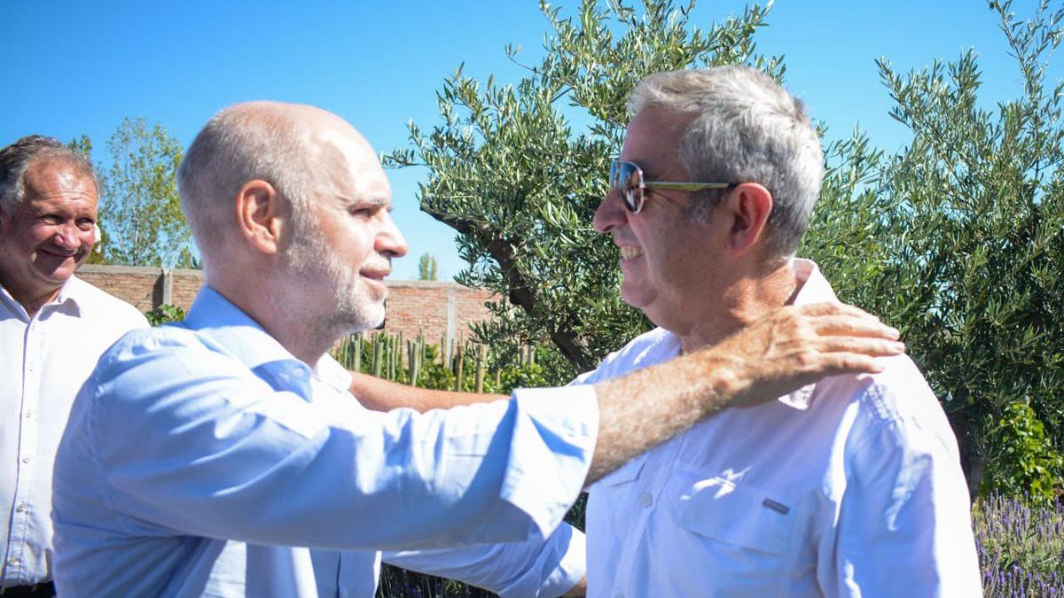 Horacio Rodríguez Larreta, criticado por Mauricio Macri, fue elogiado por Julio Cobos.