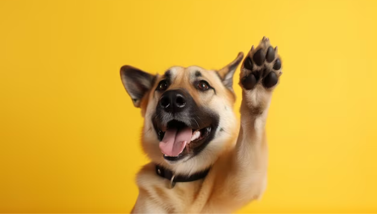 Qué significa que el perro me de la pata