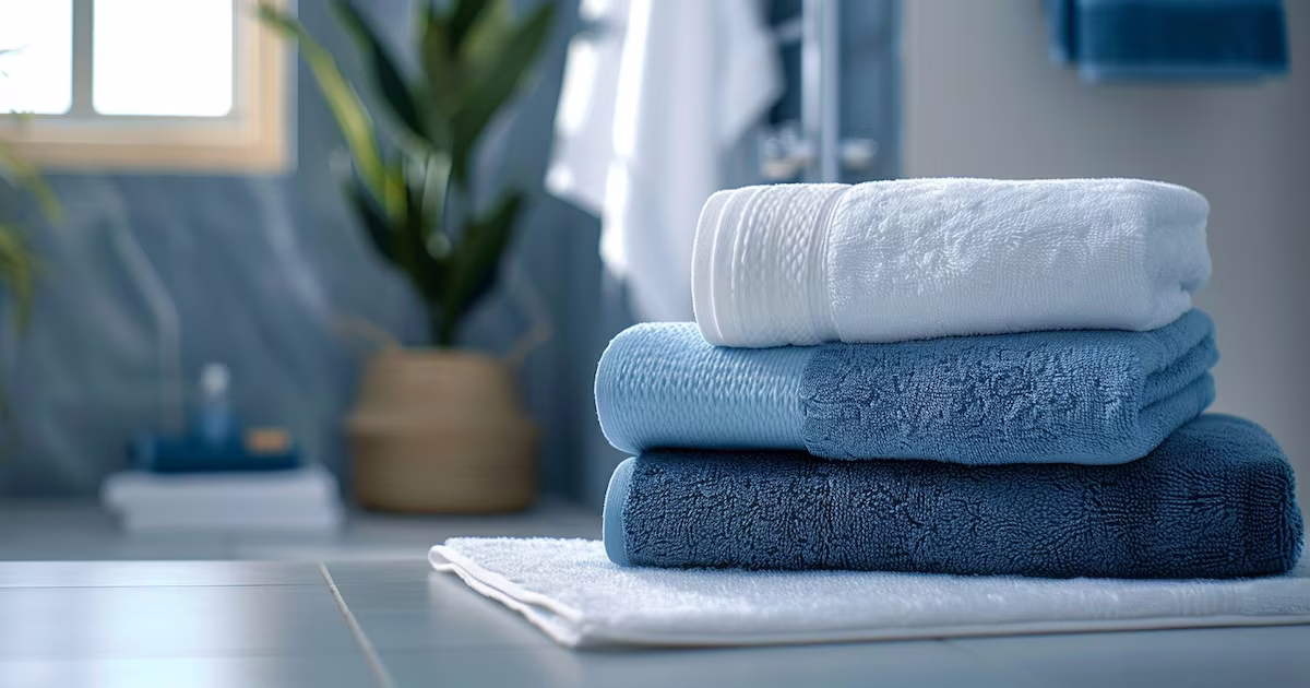 Las franjas de las toallas del hogar cumplen una función especial. Imagen: Freepik. Las franjas de las toallas del hogar cumplen una función especial. Imagen: Freepik.