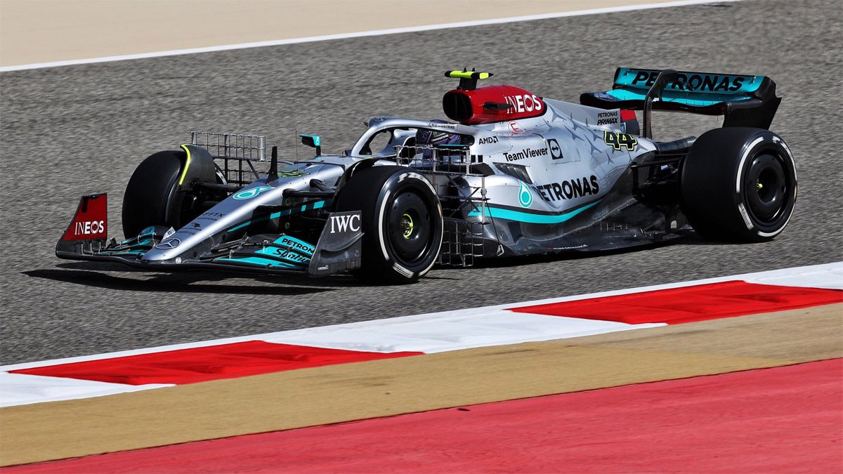 El W13 se ha robado todas las miradas en los test de Bahrein.