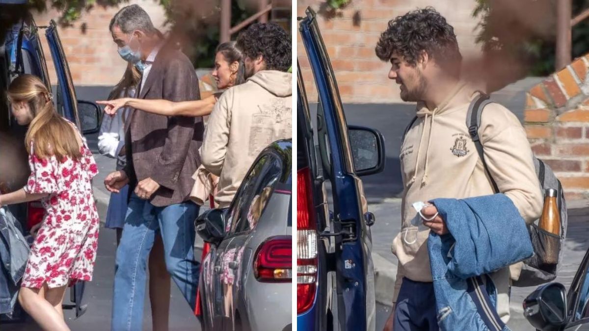 Gabriel Giacomelli con la familia real de España. Gabriel Giacomelli con la familia real de España.