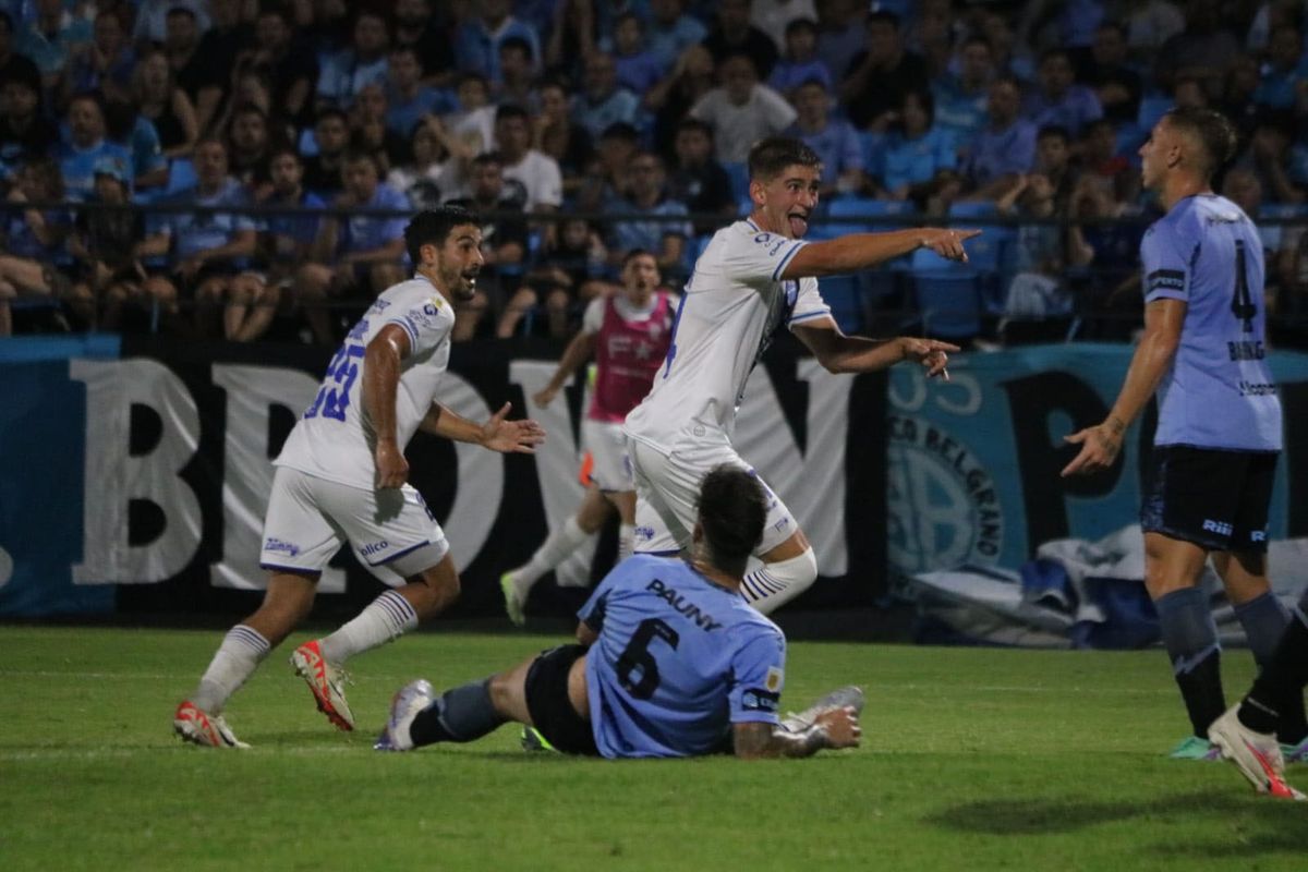 Tomás Badaloni convirtió el gol de Godoy Cruz ante Belgrano