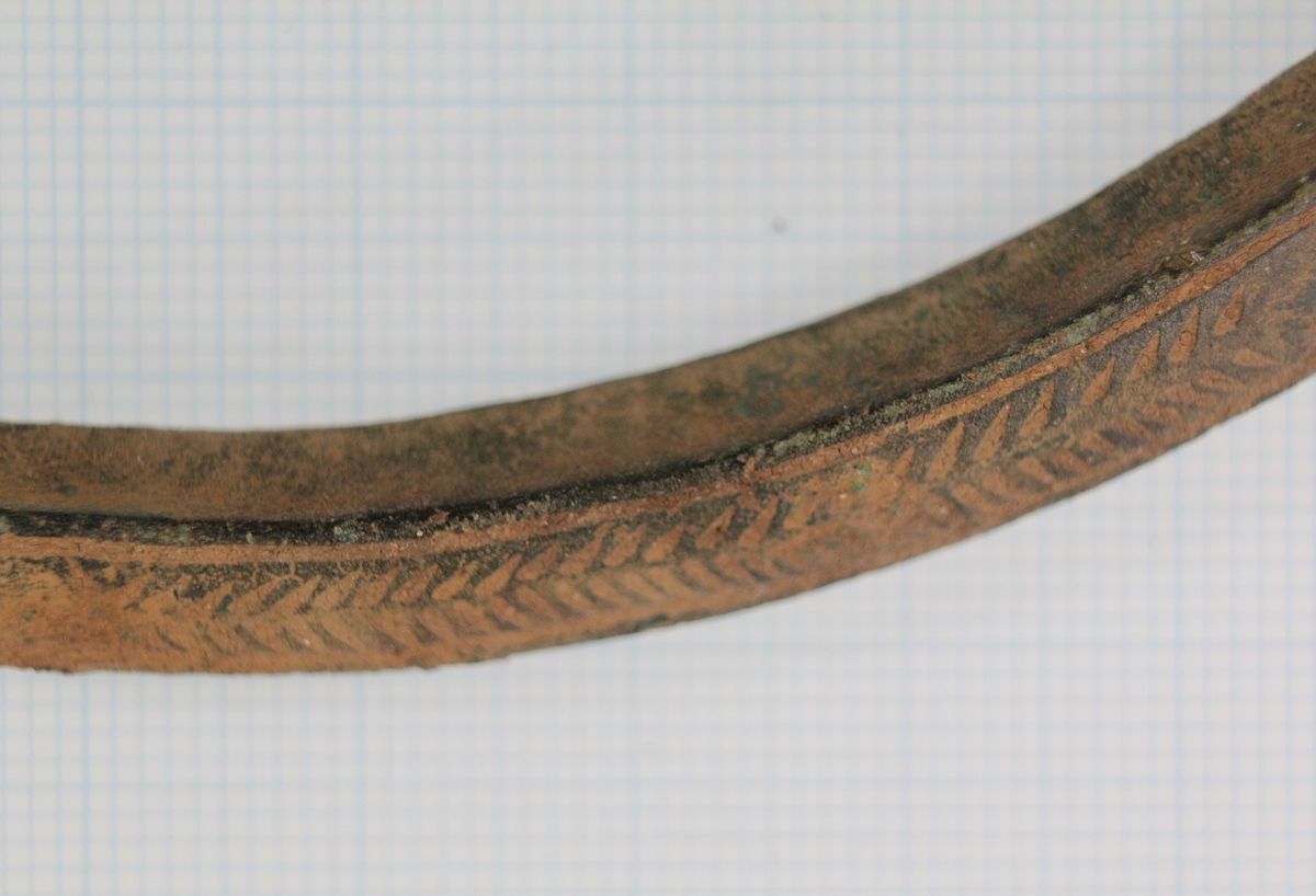 Esta espada tenía una forma muy inusual.