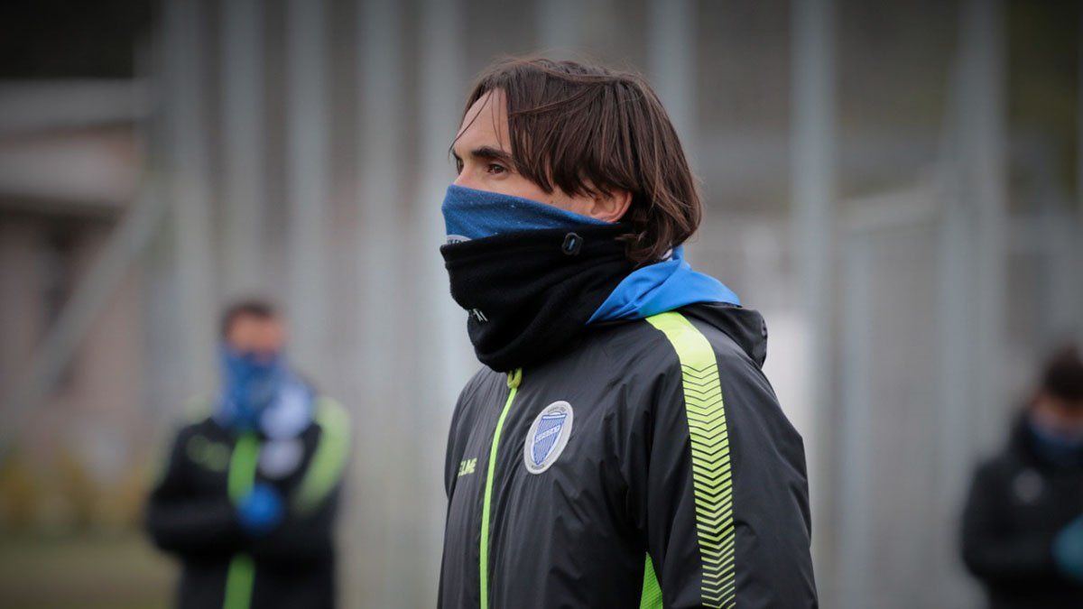 Diego Martínez está conforme con la respuesta de sus jugadores.