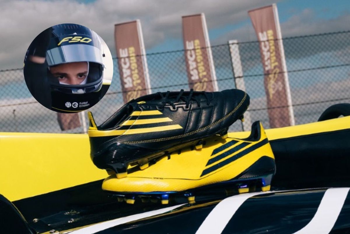 El jugador de fútbol que presentó los botines de Adidas.